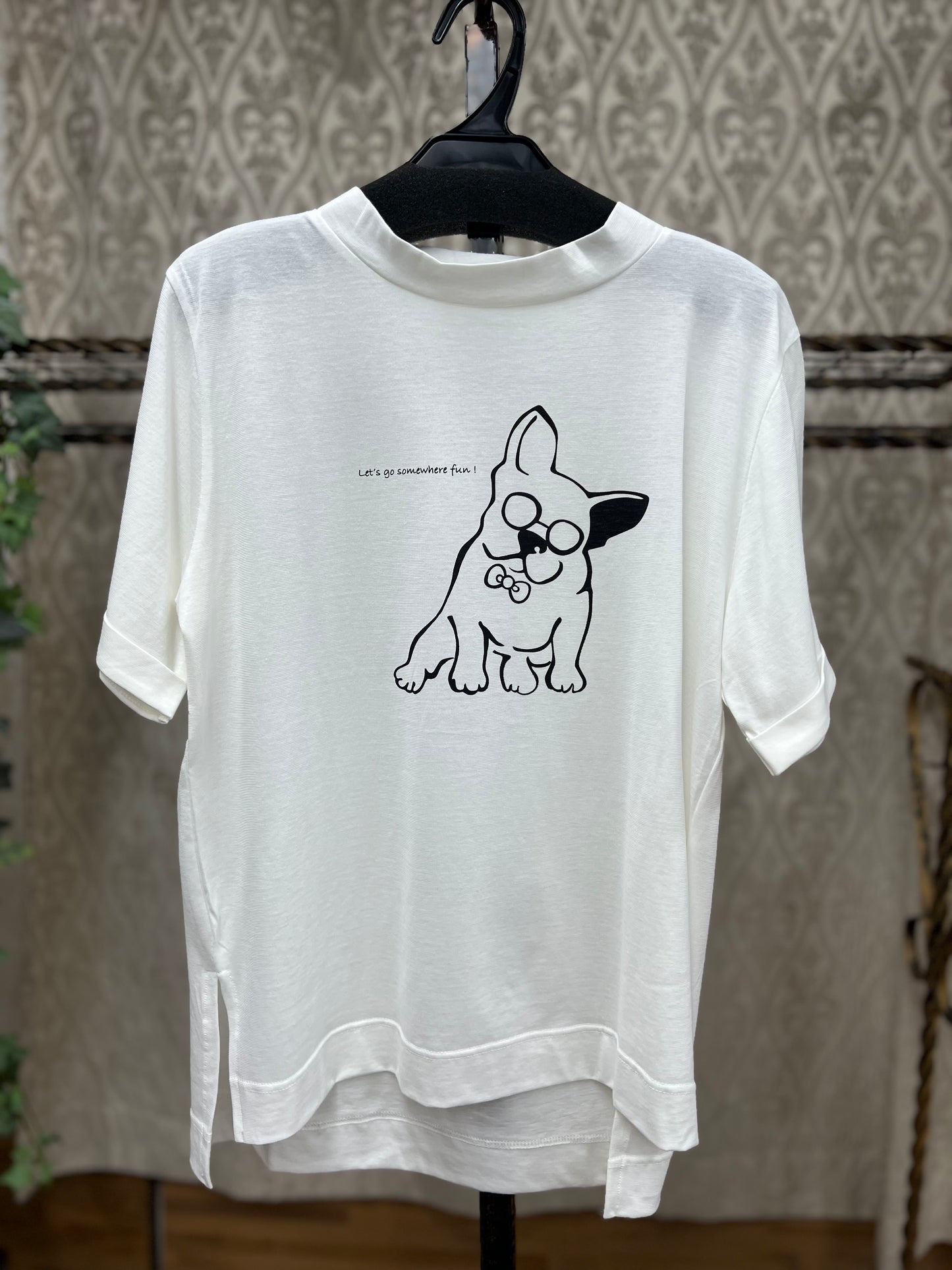 Chris montez
フレンチブルプリントＴシャツ