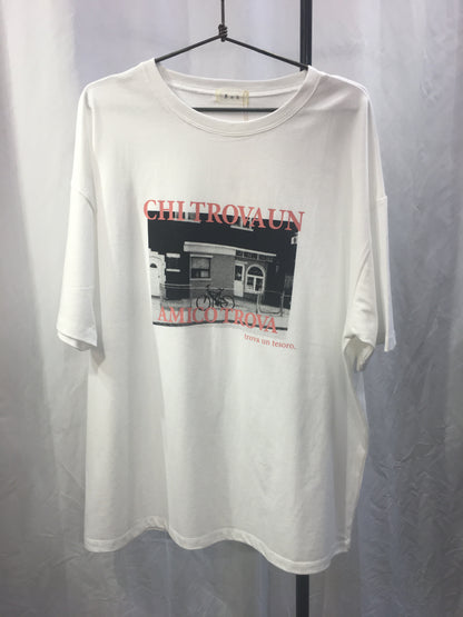☆Bab フォトプリントカラーロゴTシャツ