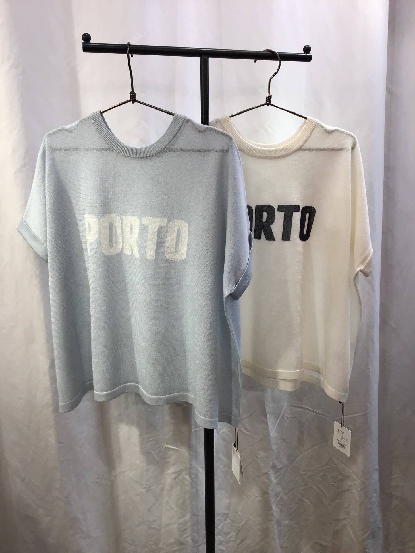 ☆CLOCHE サマーニットロゴT