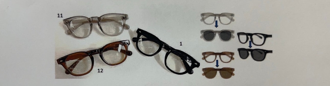 ☆予約ATELIER BRUGGE 調光サングラス　ウェリントンスタッズあり 【7月末〜8月末納期分】