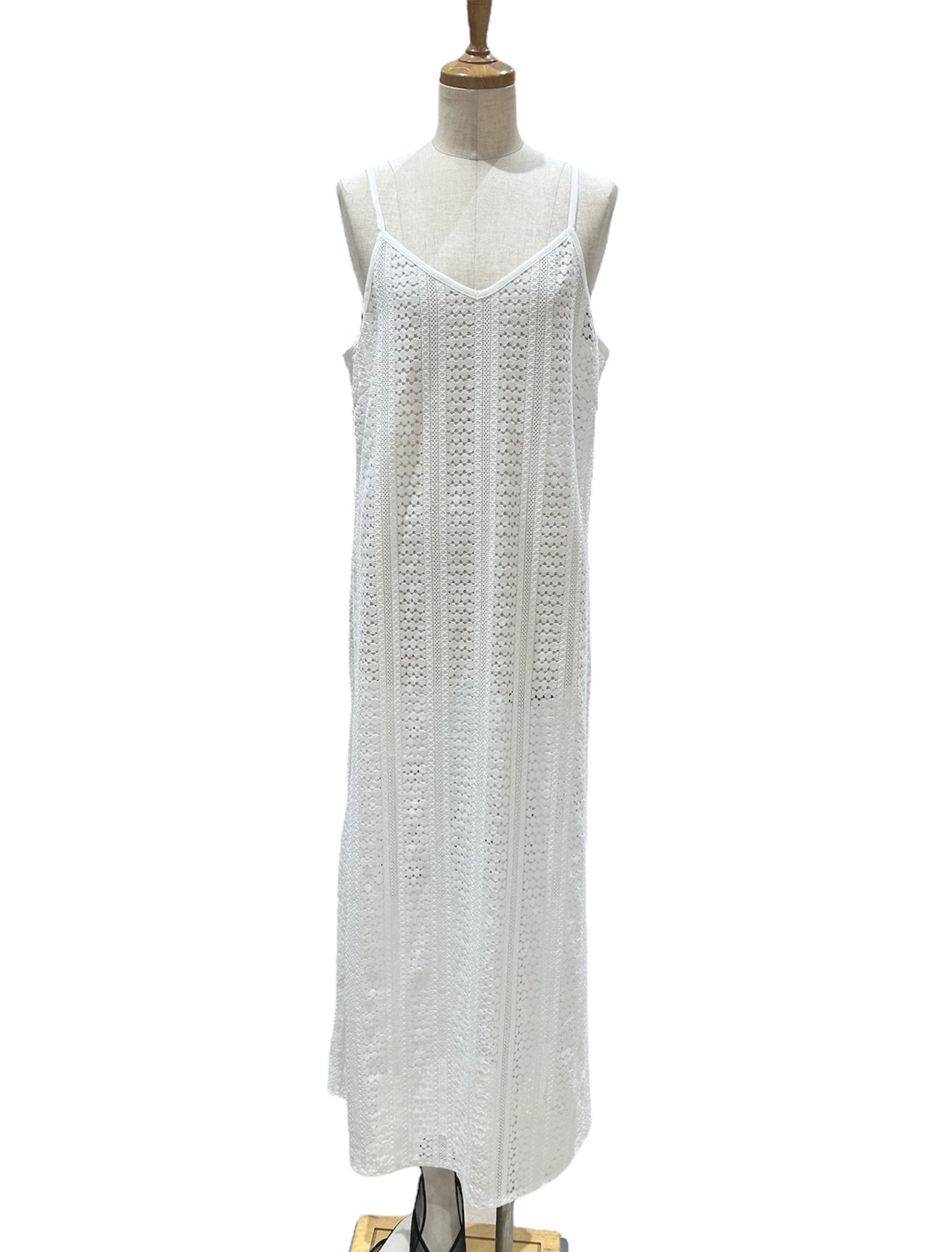 ◎Eimee Law レースインナー付モノクロフォトカットソーOP