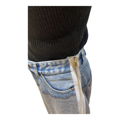 ◎Eimee Lawデニム切替サイドZIPパンツ