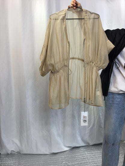 ☆CLOCHE シアーZIPカーデ