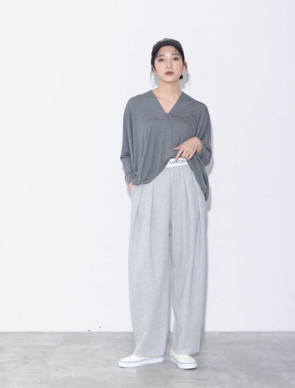 ⭐︎【予約商品】margaux ロゴウエストゴムタックPT 即日決済10%クーポン還元🎁