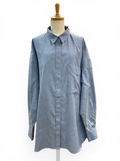 ダンガリーボウタイシャツ