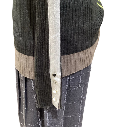 ◎ブロック配色リブニット