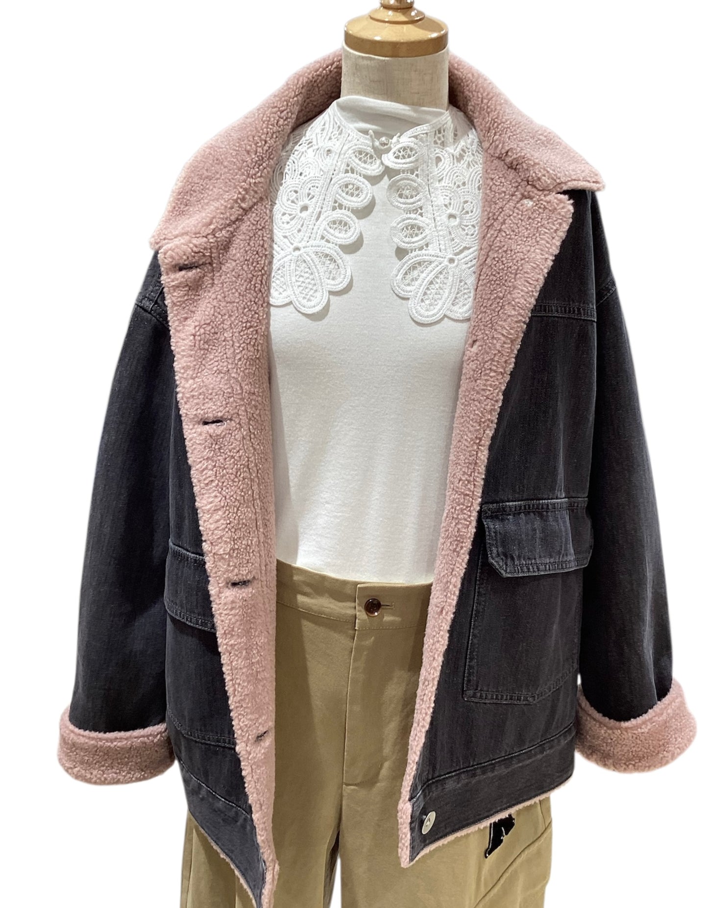 ◎Eimee Law デニム＆ボアJK