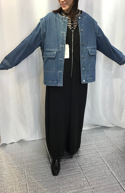 ☆Bab  2WAY袖取り外しデニムJK