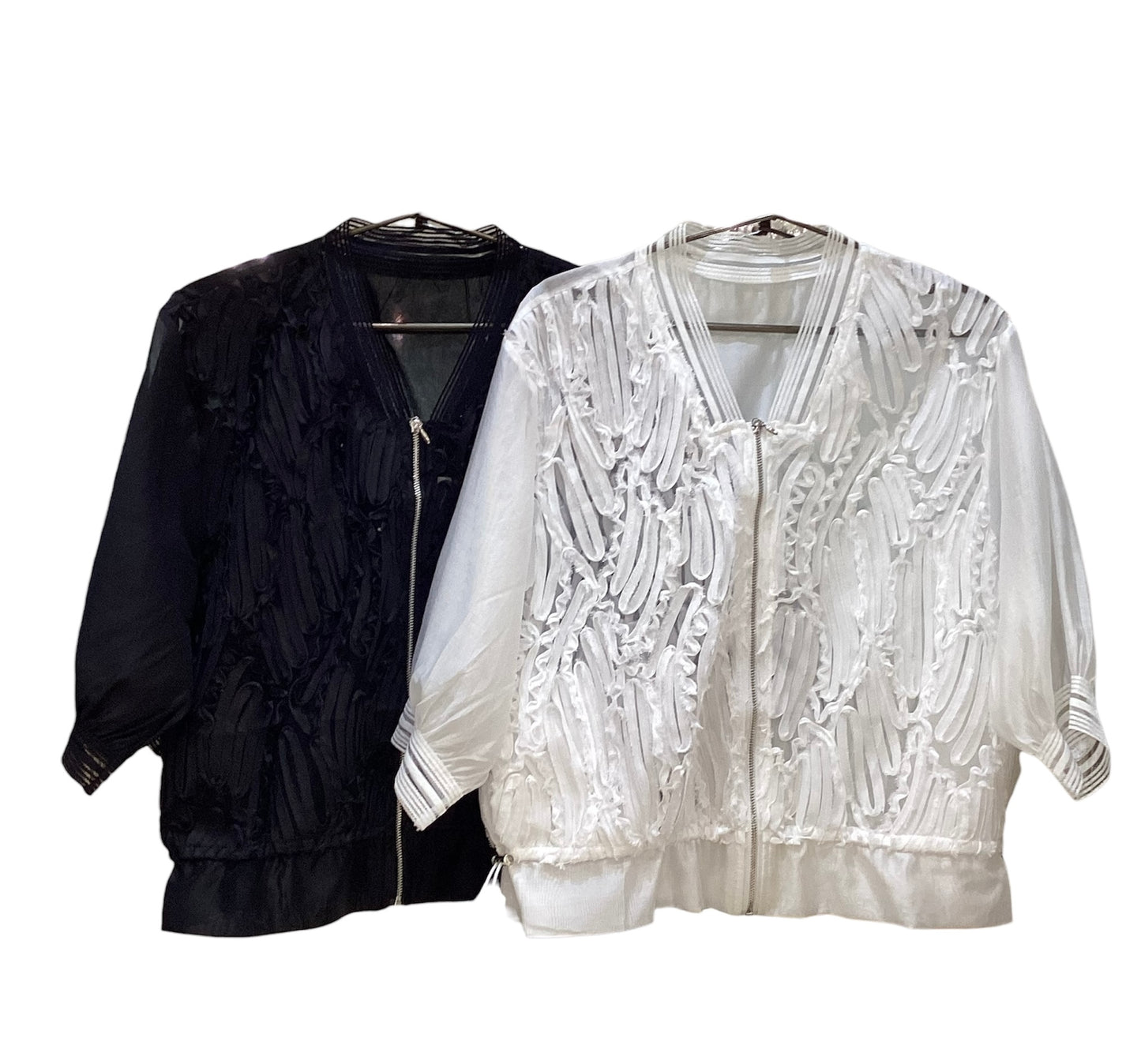 ◎【再入荷】シアー刺繍JK