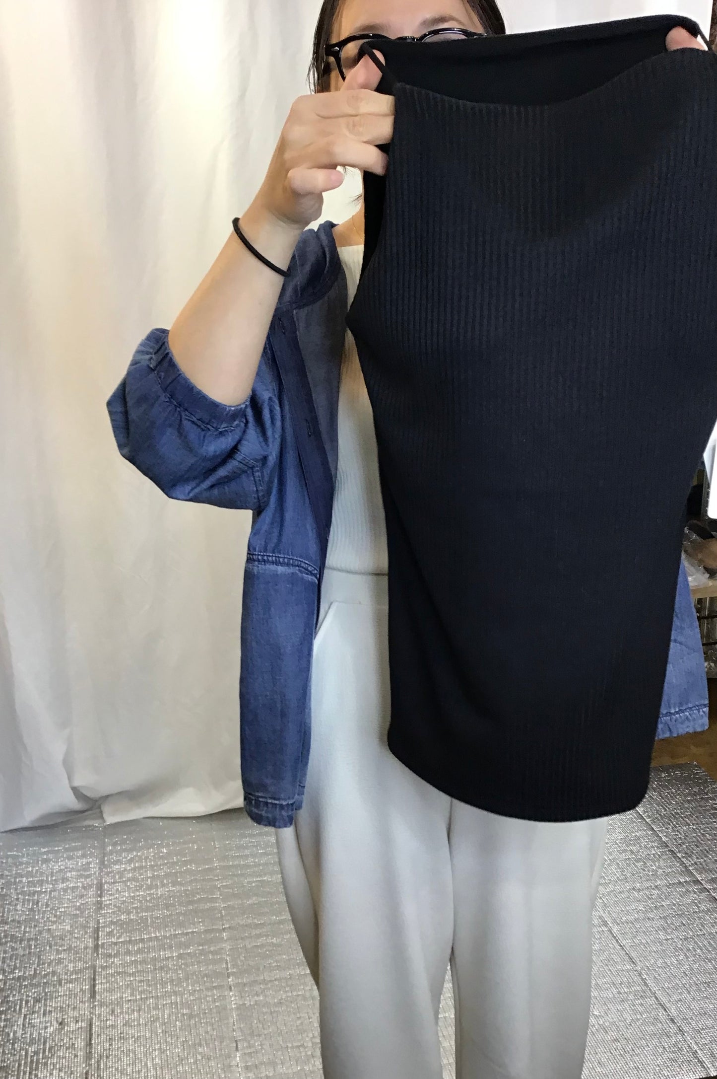 ☆hwyl カップ付リブキャミ