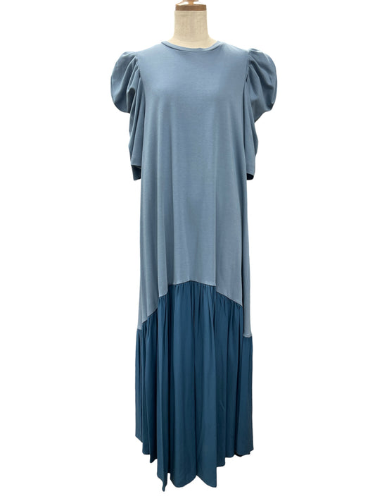 Anna Nicola 袖ギャザー切替ワンピース