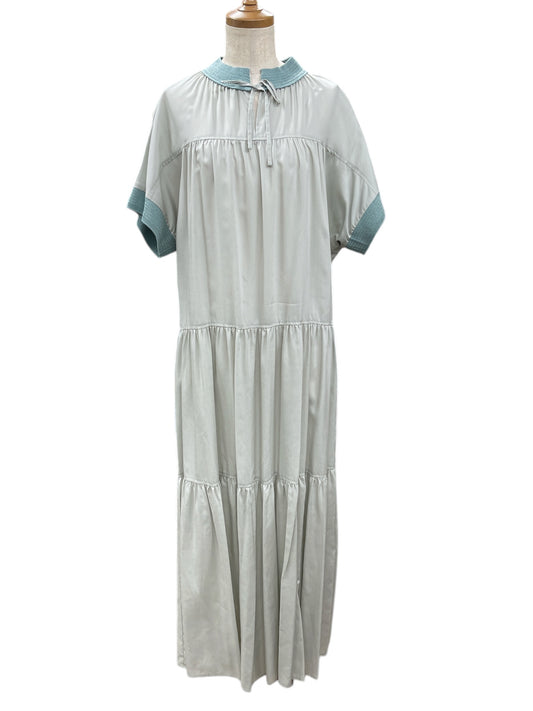 EGLANTINE ニットリブ使いワンピース