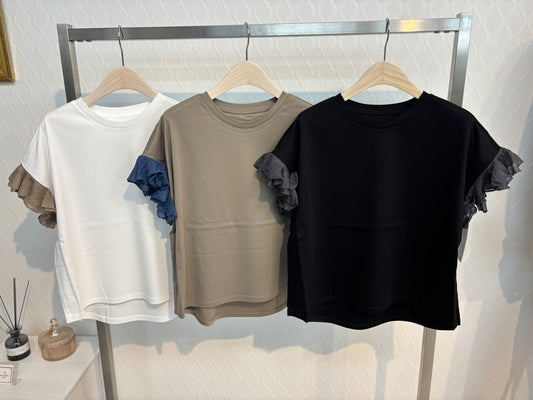 EGLANTINE 袖ニットカットソー