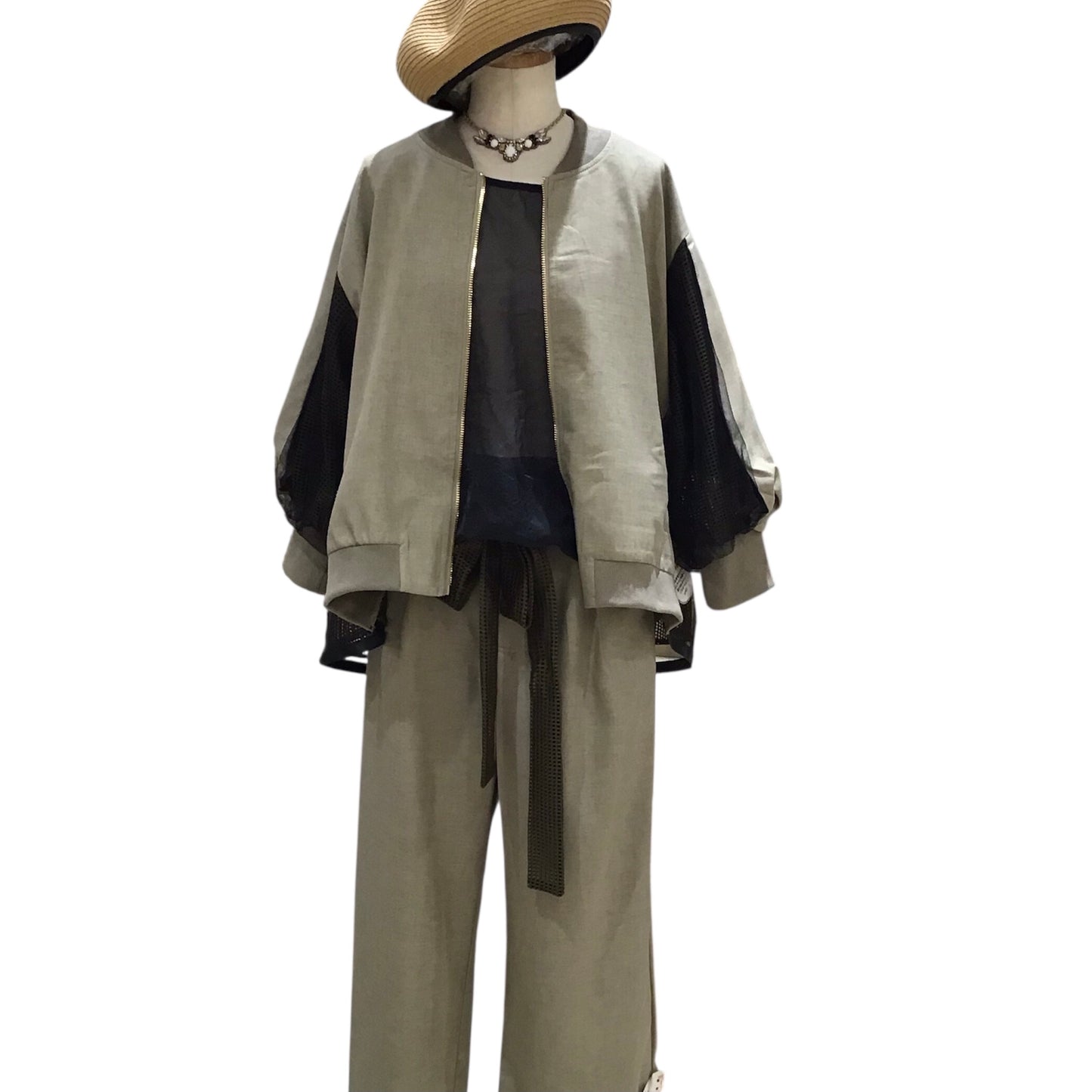 ◎オーバーチュールメッシュブルゾン