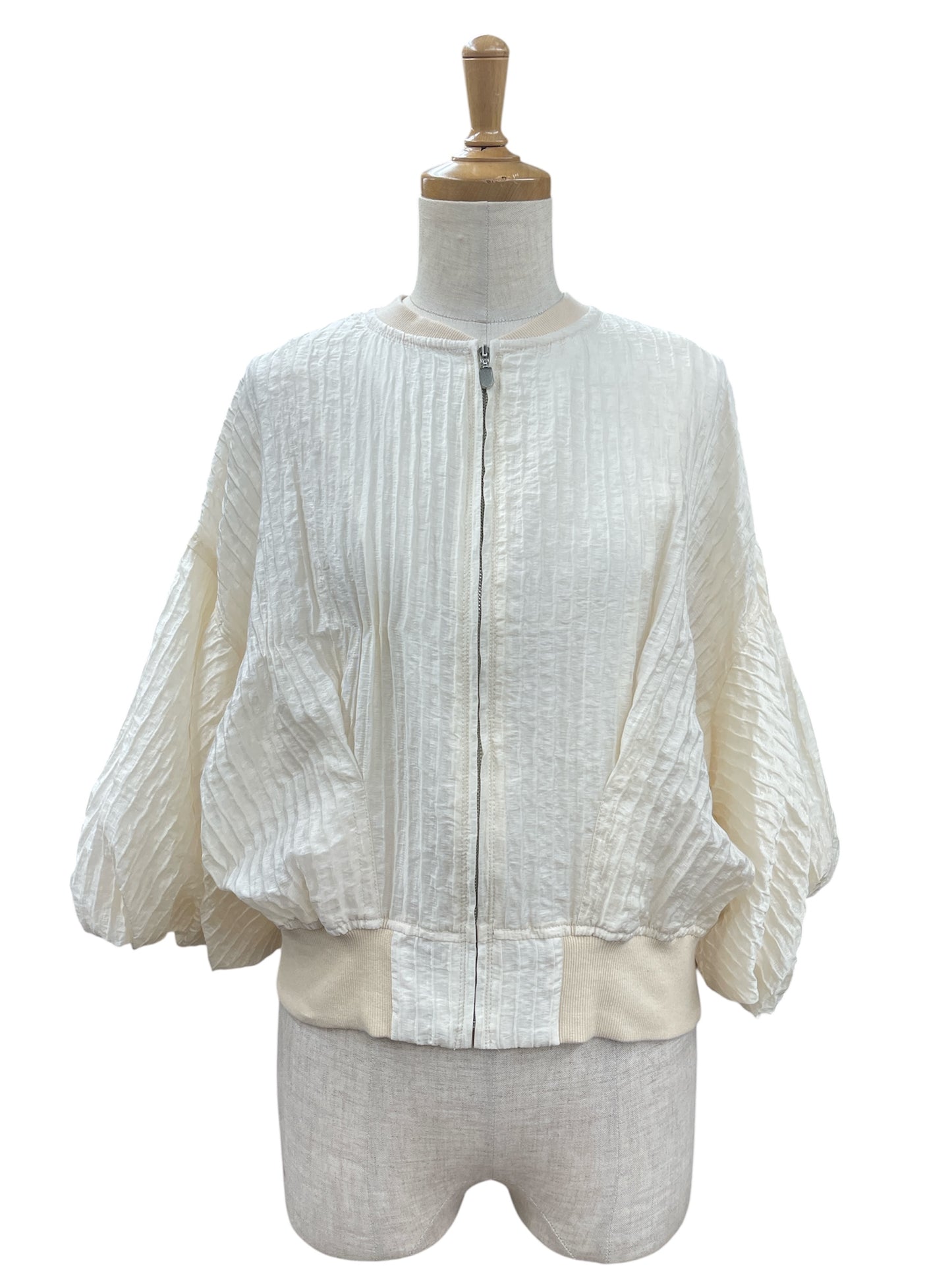 EGLANTINE 袖バルーンジップJK