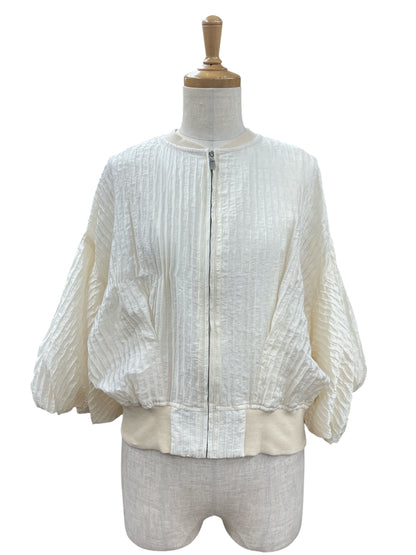 EGLANTINE 袖バルーンジップJK