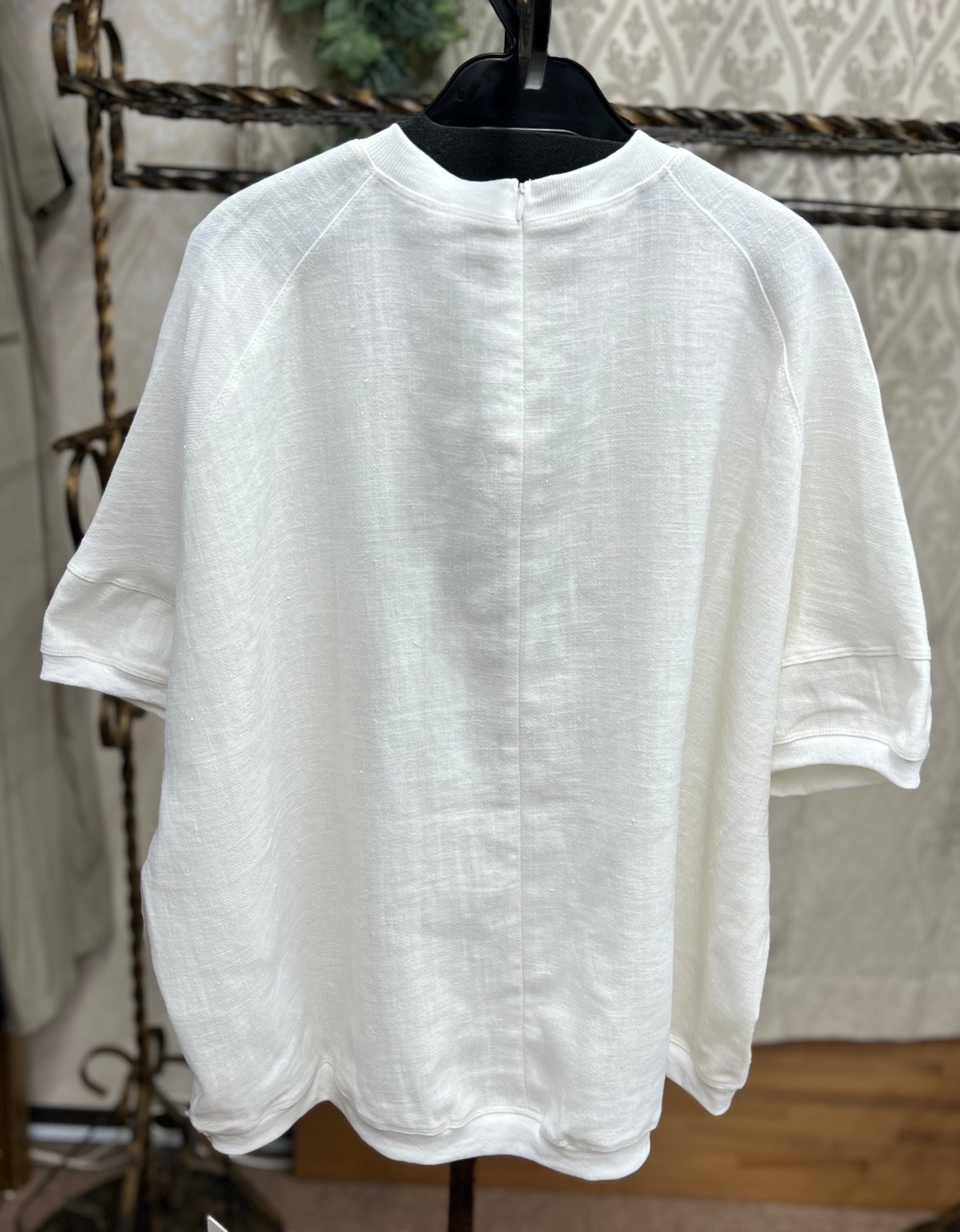 MARIED'OR ツイル刺繍クルーネックTOPS