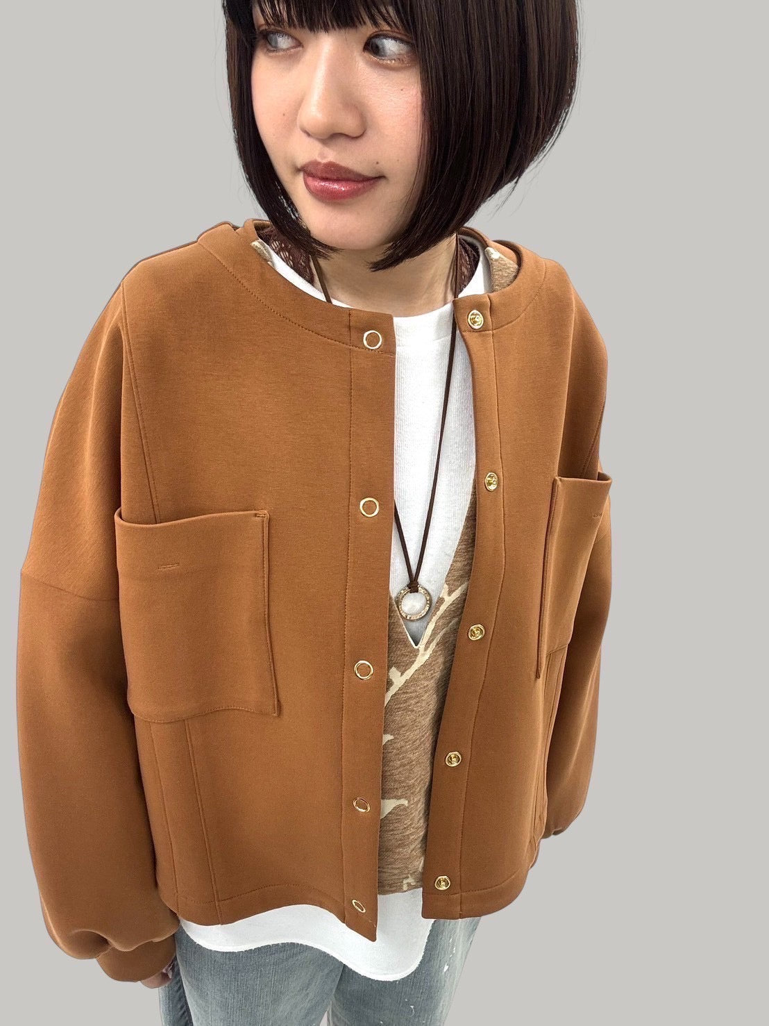 【予約商品】ayane ボンディングショートJK