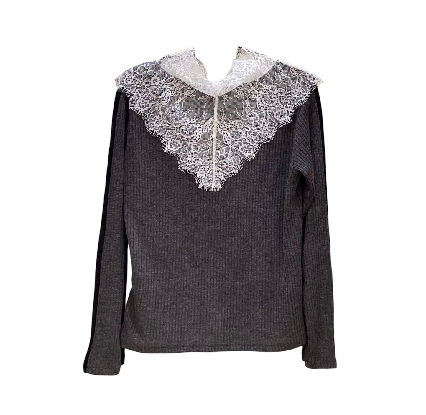 ◎Eimee Law レースカラーリブカットソー