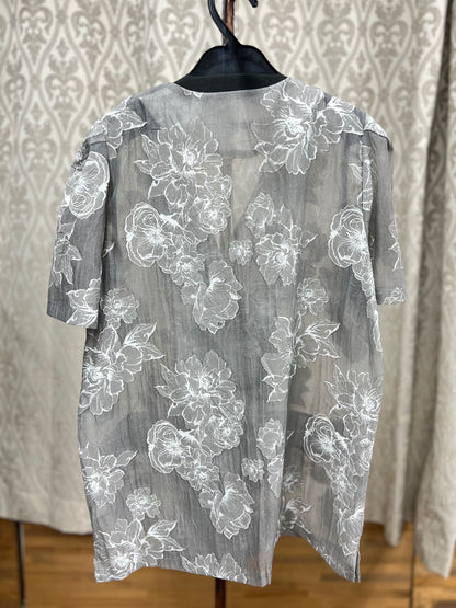 花柄シアーJK