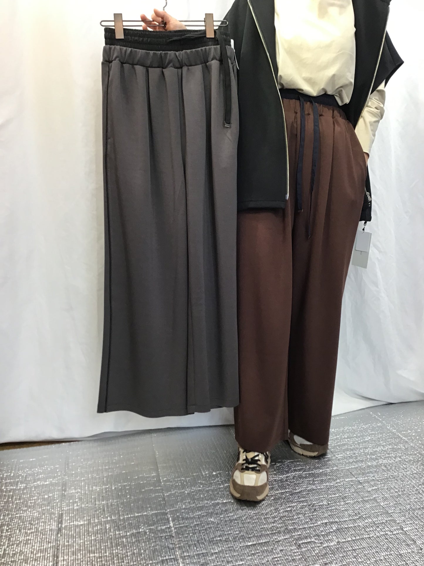 ☆vingtrois ダブルウエストパンツ