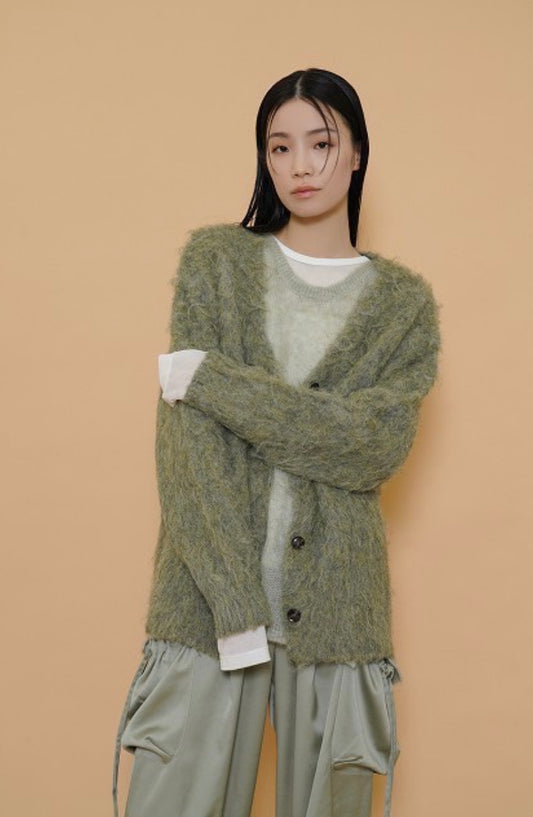 ⭐︎【予約商品】CYAN ロングシャギーカーデ　即日決済10%クーポン還元🎁