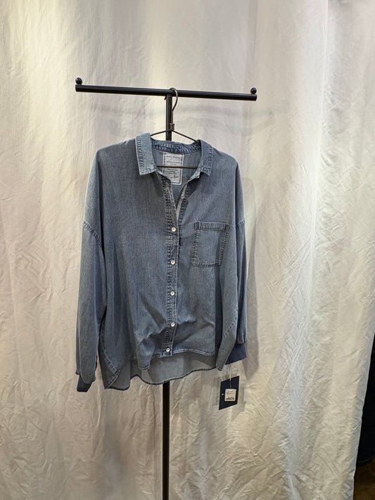 ☆BLUE FRONCE セルロースシルバーライン2WAYシャツ