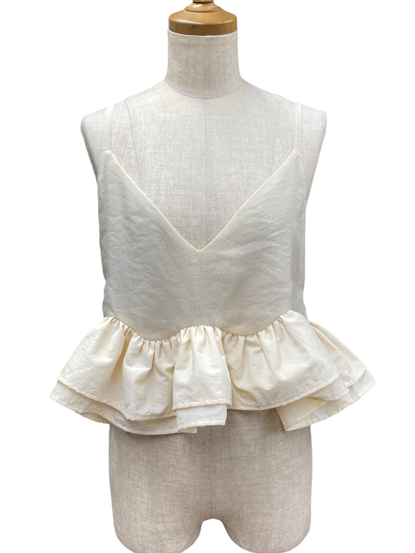 フリルヘムビスチェ