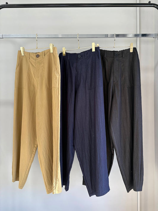 予約 MARGAUX VINTAGE バックゴムベイカーパンツ【即日決済で次から使える10%還元クーポンがもらえます】