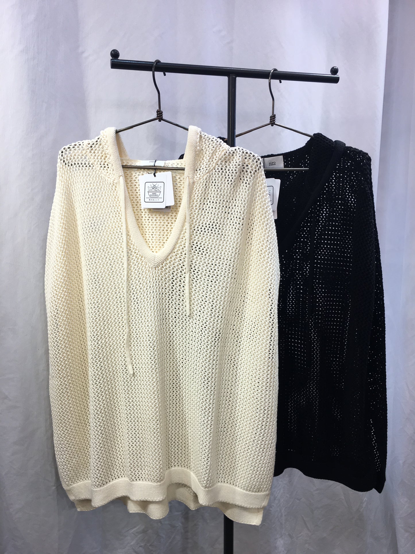 ☆siroメッシュフーディニットベスト