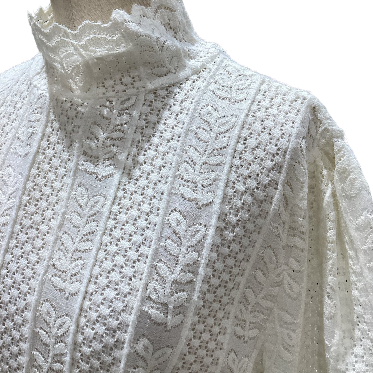 ◎肩パフレースTOPS