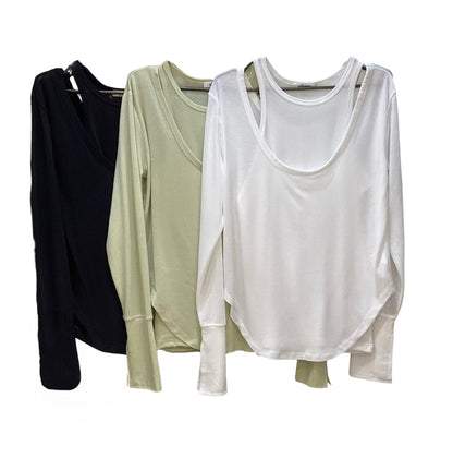 ◎【再入荷】Uネック&タンクレイヤードPO