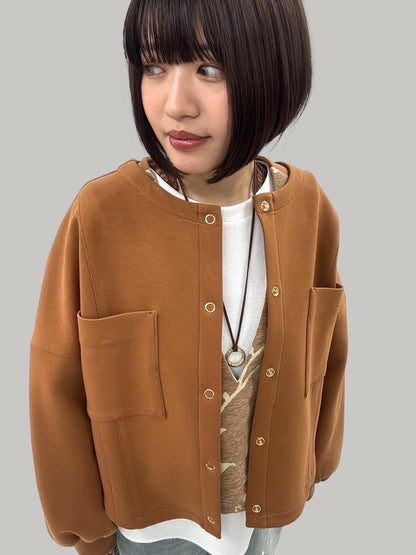 【予約商品】ayane プレーディングリブ生地クルーネックロンT