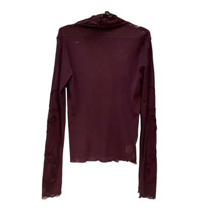 ◎袖コード刺繍ハイネックPO