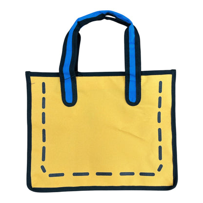 だまし絵ステッチキャンバスBAG(大)