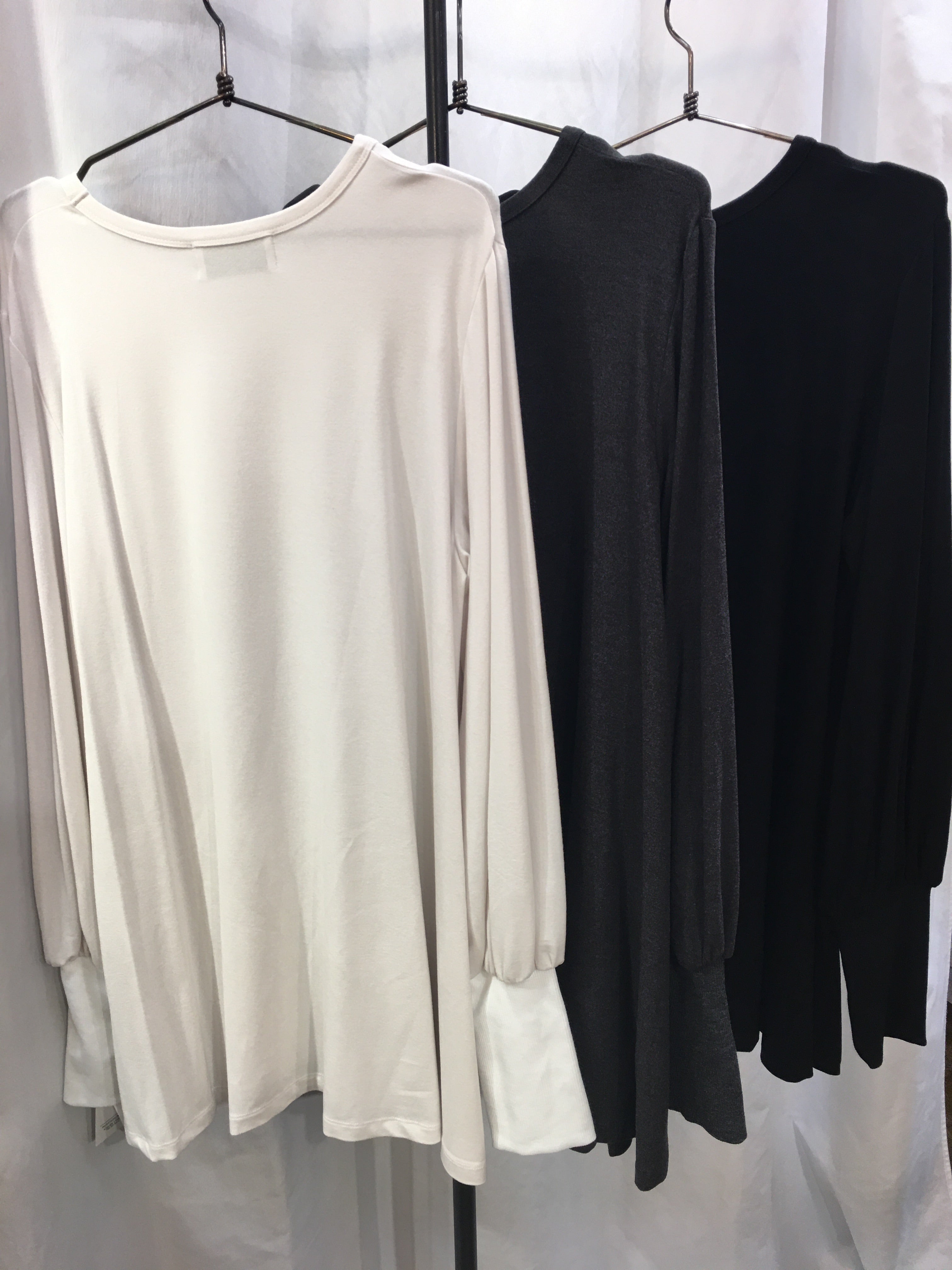【高レビュー/S-LL/洗える/体型カバー】大人のためのスキッパーチュニック