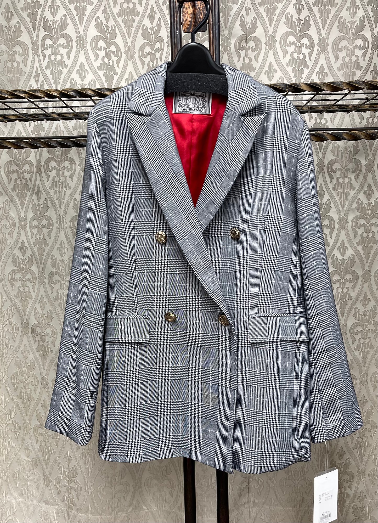 DOS DIOSASゴールドボタンテーラージャケット