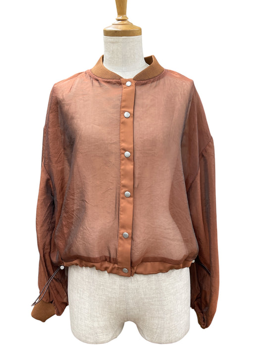 anana シアーオーガンジーブルゾン