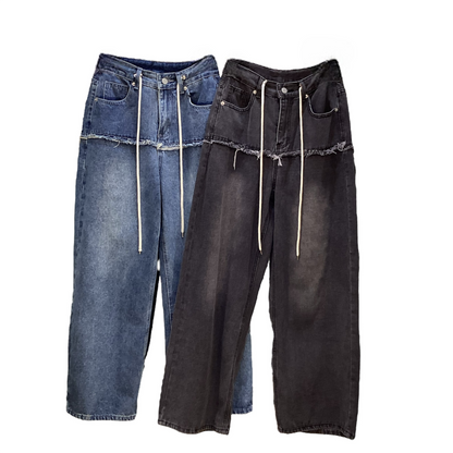 ◎Eimee Law ストリングダメージヨーク切替デニムPT