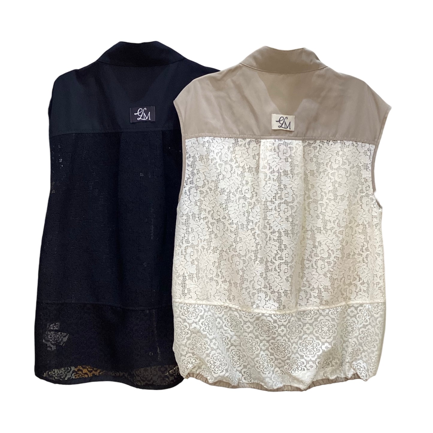 ◎Eimee Law メッシュレーススタンドカラージレ