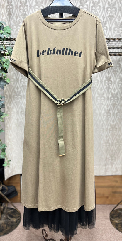 DOS DIOSAS ロングTシャツチュールスカートSET
