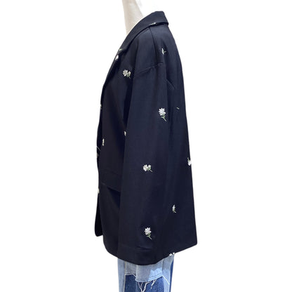 ◎小花柄刺繍テーラードジャケット