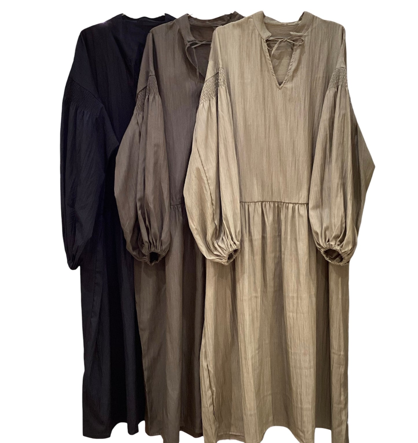 ◎スモックギャザーワンピース