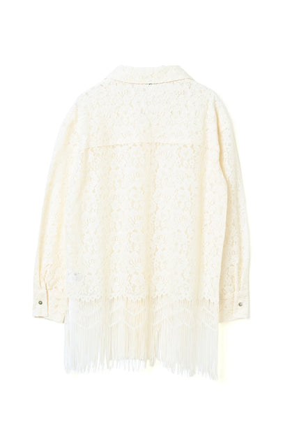 NEVO フリンジレースシャツ