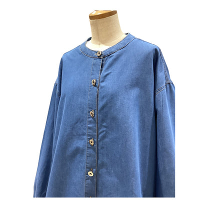 ◎【再入荷】バックフリルデニムSH