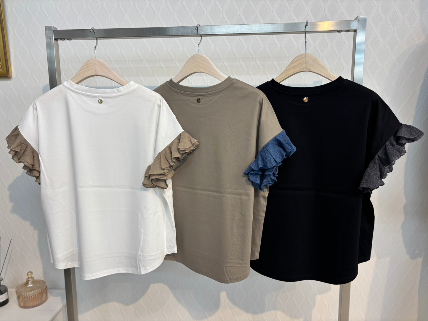 EGLANTINE 袖ニットカットソー