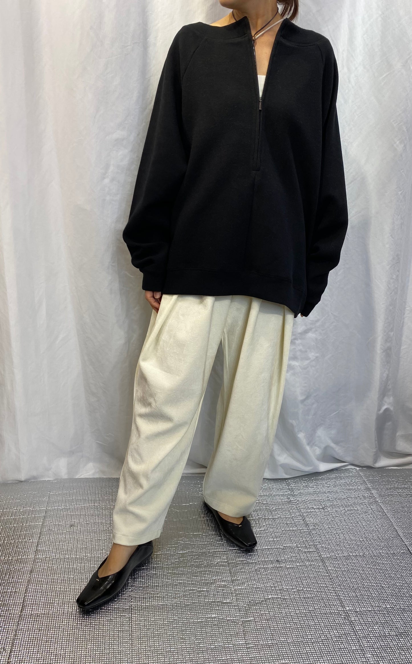 ☆CLOCHE ハーフジップウォームトップス