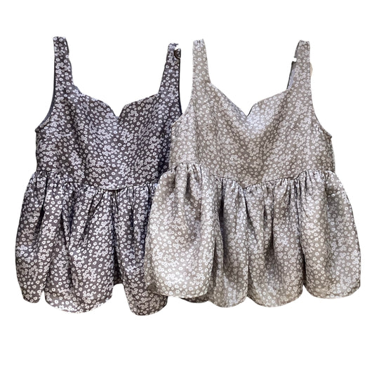 ◎フラワープリントビスチェ