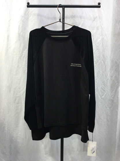☆CLOCHE袖シアーベロアT