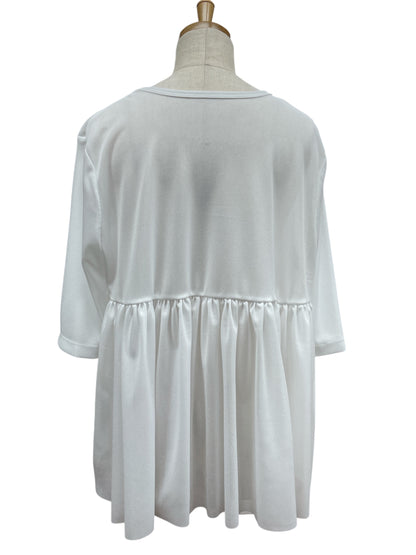 ATELIER SIX カラーワイドメッシュギャザーPO